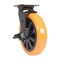 Vestil Polyurethane Swivel With Brake Caster 8 In. Diameter x 2 In. Width 902 lb Orange/Black CST-BN-8X2PUP-SWB - alternate 6